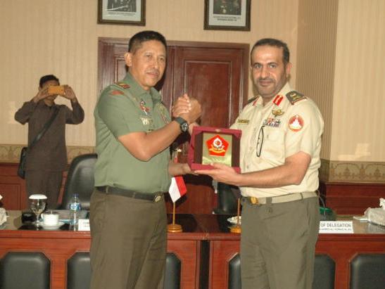 Delegasi Militer Uni Emirat Arab Sambangi Sesko TNI Delegasi Seskogab Angkatan Bersenjata Persatuan Emirat Arab