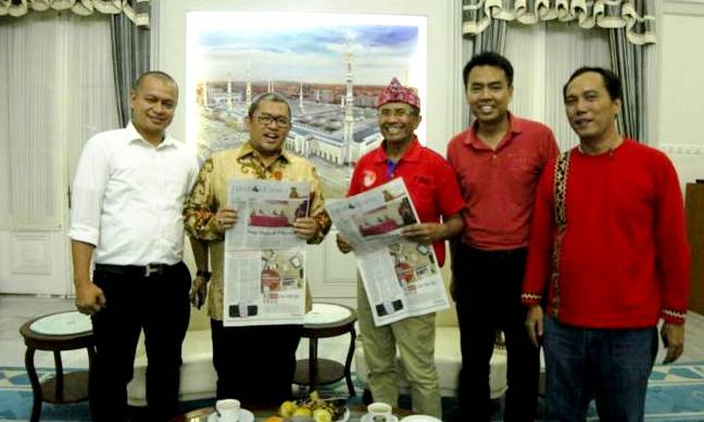 Miliki Ideologi Perjuangan Sama Dahlan Iskan Kunjungi Pakuan