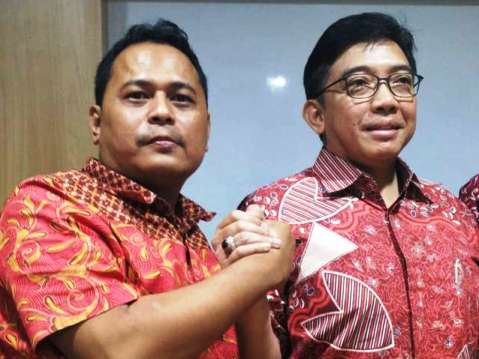 Ketua Ganti Jabar Pamriadi dan Kadin Jabar Agung Suryamal Soetrisno