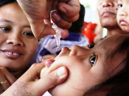 15 Ribu Anak Belum Vaksinasi Polio