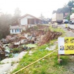 Curah Hujan Tinggi Timbulkan Retakan