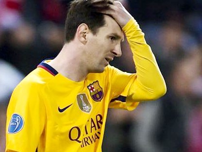 Pemain Barcelona, Lionel Messi.