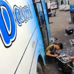 Kondisi Bus Damri yang mengalami kesulitan operasional karena Masa Pandemi (Dok Jabarekspres)
