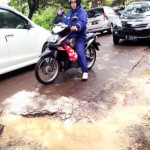 Jalur Alternatif bandung-lembang Rusak Parah