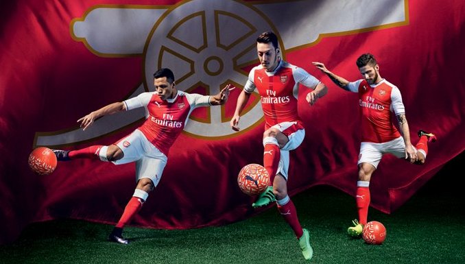 Arsenal Rilis Jersey Anyar 2016/17, Sanchez Ganti Nomor Punggung
