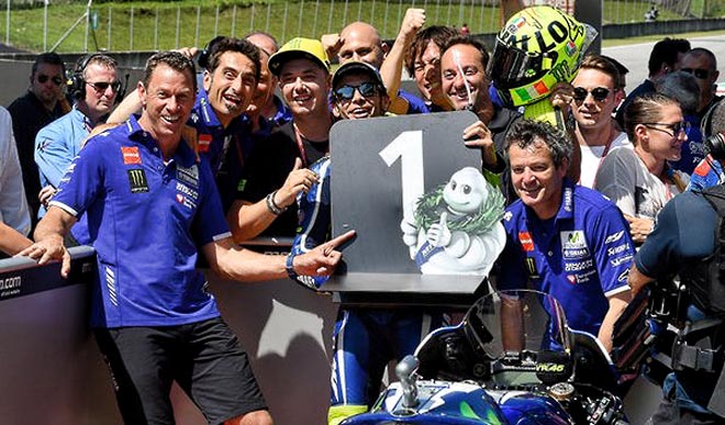 Rossi Sabet Pole Position di Mugello
