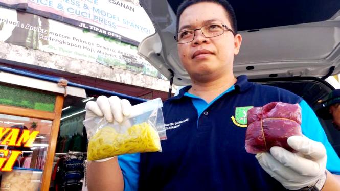 Waspada Pewarna Tekstil, Dinkes Sukabumi Temukan di Dua Produk Makanan Dua Produk Makanan Mengandung Pewarna Tekstil
