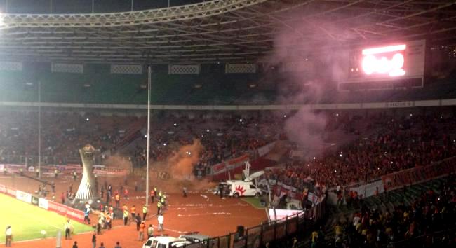 Rusuh Suporter Laga Persija vs Sriwijaya FC, Ancaman Sanksi Menunggu