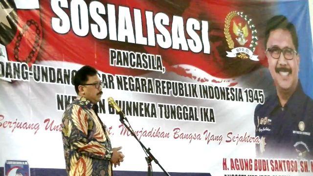 Agung Budi Santoso Sosialisasikan Empat Pilar Kebangsaan Sosialisasi ABS