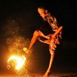 Serunya Bermain Sepakbola Api