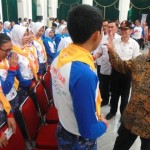 Pelepasan Kontingen PMR PMI Jabar