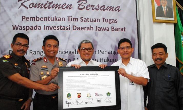 Pemprov Jabar Bentuk Satgas Waspada Investasi