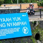 Sampah salah satu faktor tercemarnya sungai di bandung