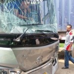 Bus Persib Tabrakan, Pemain Selfie Ria