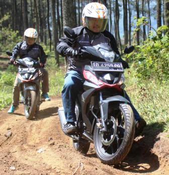 DAM Uji Ketangguhan All New Honda Supra GTR 150 DAM-touring