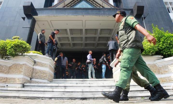 Tolak penggusuran kantor Dinas Peternakan