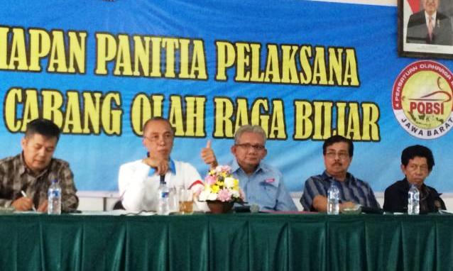 Panpel Biliar Berkumpul Sebelum Tes Event panpel PON Jabar