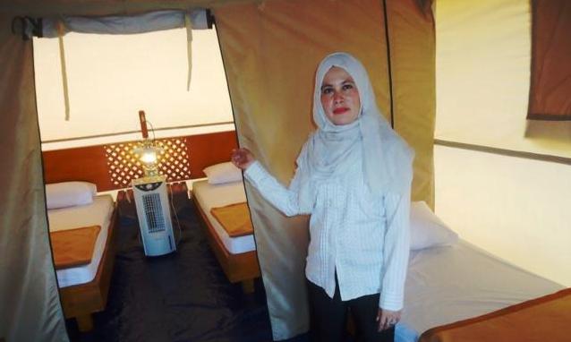 Siapkan Tenda untuk Atlet