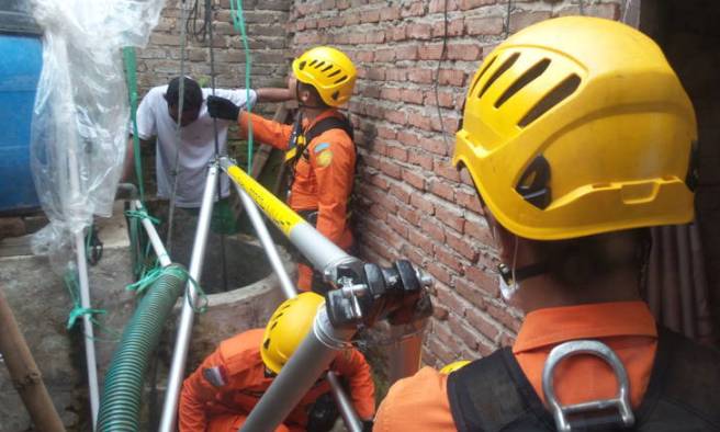 Pria Setengah Baya Tewas di Dalam Sumur tewas