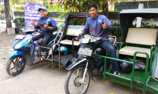 Triyono, Penyandang Disabilitas yang Bikin Layanan Ojek untuk Kalangan Difabel Difa City Tour and Transport