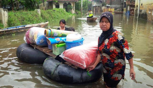 Ratusan Rumah Terendam banjir