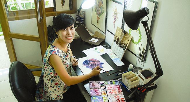 Eunike Nugroho, Pelukis Botani yang Karyanya Mulai Diakui Dunia