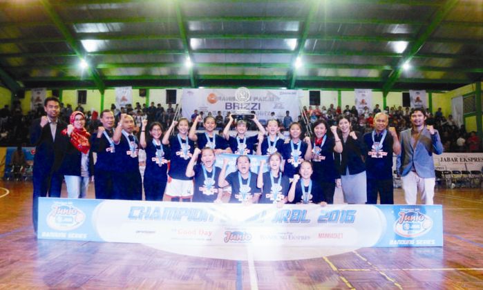 Final Junio JRBL Bandung Series 2016: Pertama Ikut, Tim Basket SMP Waringin Putri Langsung Juara Final Junio JRBL Bandung Series 2016: Pertama Ikut, Tim Basket SMP Waringin Putri Langsung Juara