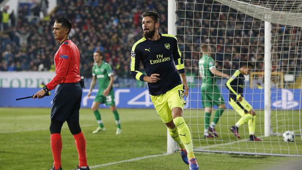 Arsenal Pastikan Tiket 16 Besar