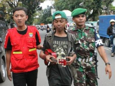 Preman dan Pengamen Diamankan pms