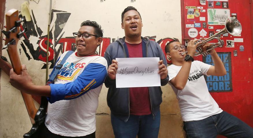 Band Everybody, Enam Tahun Kampanye #SaveOrangUtan lewat Musik