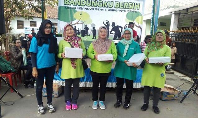 Warga Antapani Antusias Ikuti Bandungku Bersih