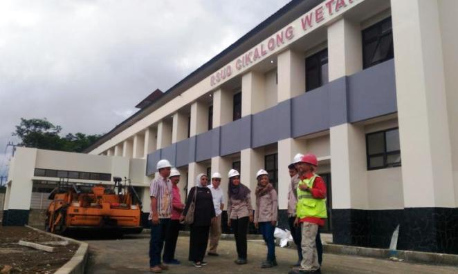 Pembangunan RSUD Cikalongwetan Capai 98 Persen