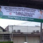 Spanduk Ucapan Selamat Sudah Bertebaran
