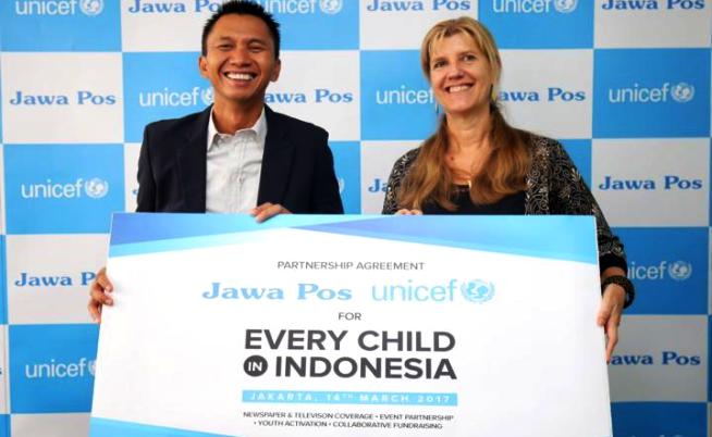 JPG Kerja Sama dengan UNICEF