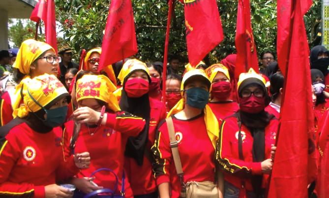 KASBI Tuntut Hak Buruh Perempuan