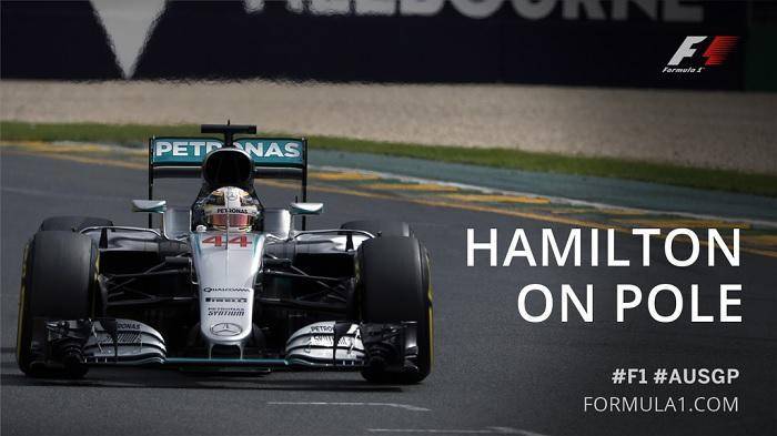 Lewis Hamilton Rebut Pole Position di GP Australia