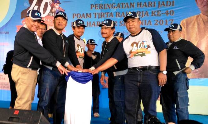 Gelar Tea Fun Walk & Launching SPAM Gambung PDAM Tirta Raharja hut