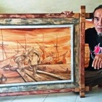 Zaenal Beta, Seniman Lukis Berbahan Tanah Liat Asal Makassar