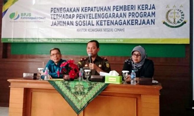 BPJS Ketenagakerjaan Gandeng Kejari Cimahi