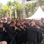 Pecahkan Rekor Muri, Peniup Tarompet Sunda di Hari Jadi ke 376 Kab Bandung