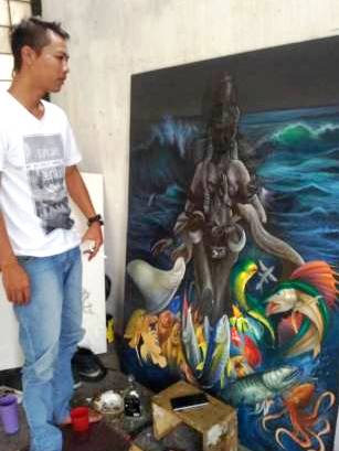 Kampung Lukis Jelekong Minim Penerus