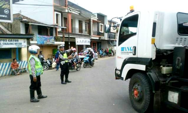 Pastikan Kesiapan, Polres Cimahi Cek Jalur