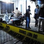 TKP Penembakan Pelaku Curanmor