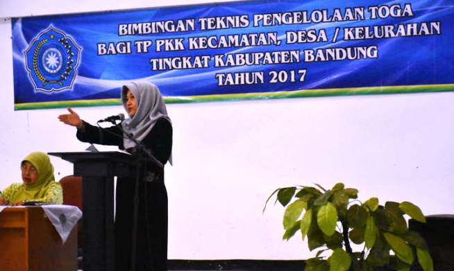 Kembangkan Obat Herbal Melalui Kampung Toga bintek-toga