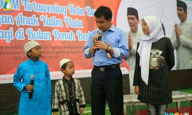 Dirut PDAM Gelar Buka Bersama Anak Yatim bukber pdam