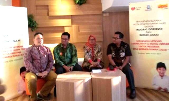 Indosat Jalin Kerjasama dengan Rumah Zakat