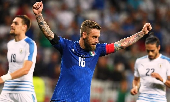 Italia Raih Kemenangan Meyakinkan atas Uruguay