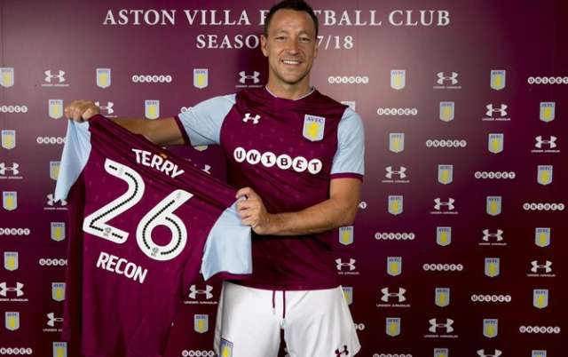 John Terry Resmi Berkostum Aston Villa