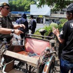Sosisalisasi Larangan Becak