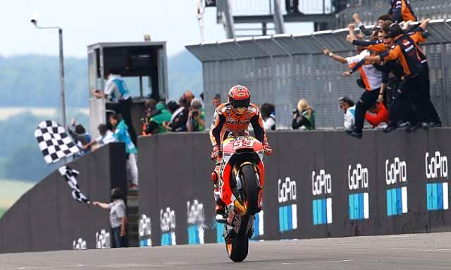 Marquez Pertegas Status Raja Sirkuit Sachsenring